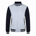 Maßgeschneiderte klassische Varsity-Baseballjacke mit Druckknopf